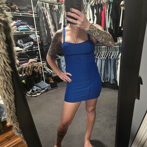 Blue Bodycon Dress